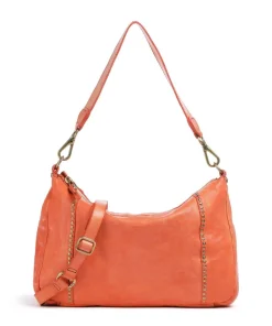 Beuteltasche Rindsleder orange