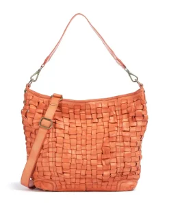 Beuteltasche Rindsleder orange