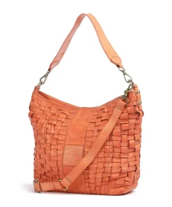 Beuteltasche Rindsleder orange