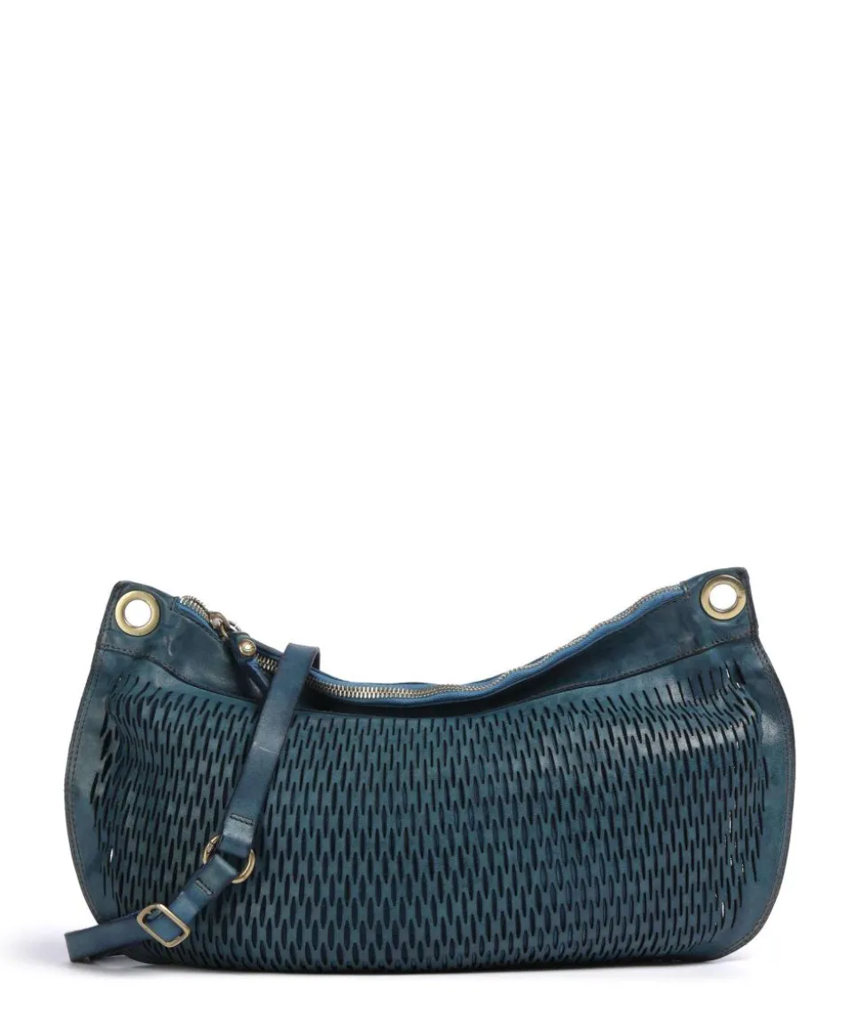 Beuteltasche Rindsleder petrol