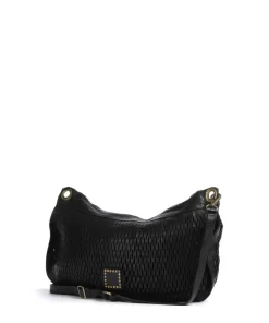 Beuteltasche Rindsleder schwarz