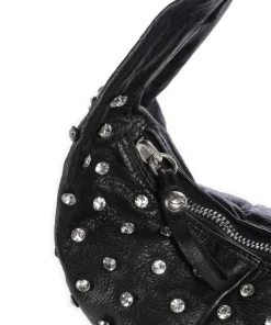 Beuteltasche Rindsleder schwarz