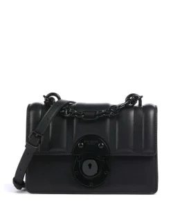 BFABLE Umhängetasche Lederimitat schwarz