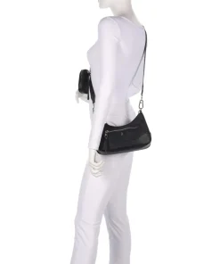 BGREED Schultertasche Nylon schwarz