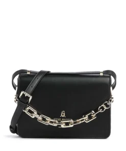 BINDIO-L Schultertasche Lederimitat schwarz