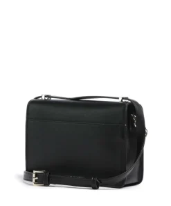 BINDIO-L Schultertasche Lederimitat schwarz