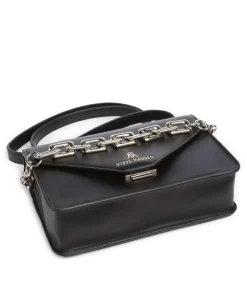 BINDIO-L Schultertasche Lederimitat schwarz