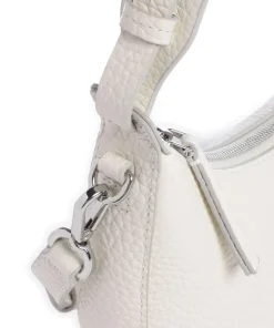 Bira Schultertasche genarbtes Rindsleder creme