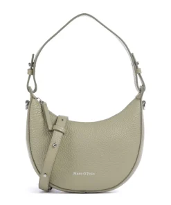 Bira Schultertasche genarbtes Rindsleder olivgrün