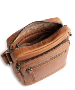 Birmingham Umhängetasche Pull-Up Rindsleder cognac