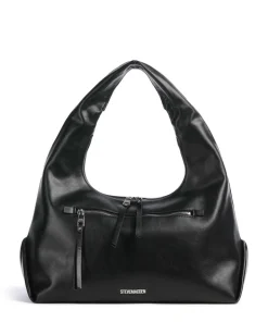 BIVA Beuteltasche Lederimitat schwarz