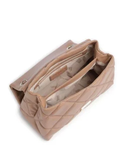 BJOLENE Schultertasche Lederimitat hellbraun