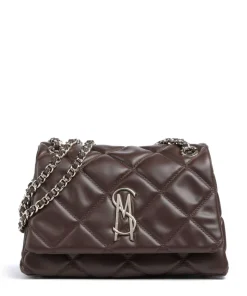 BJOLENE Schultertasche Lederimitat tabak