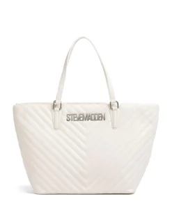 BJUDE Shopper Lederimitat elfenbein