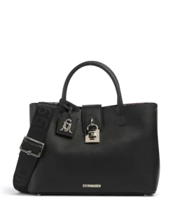 BKESS-L Handtasche Lederimitat schwarz