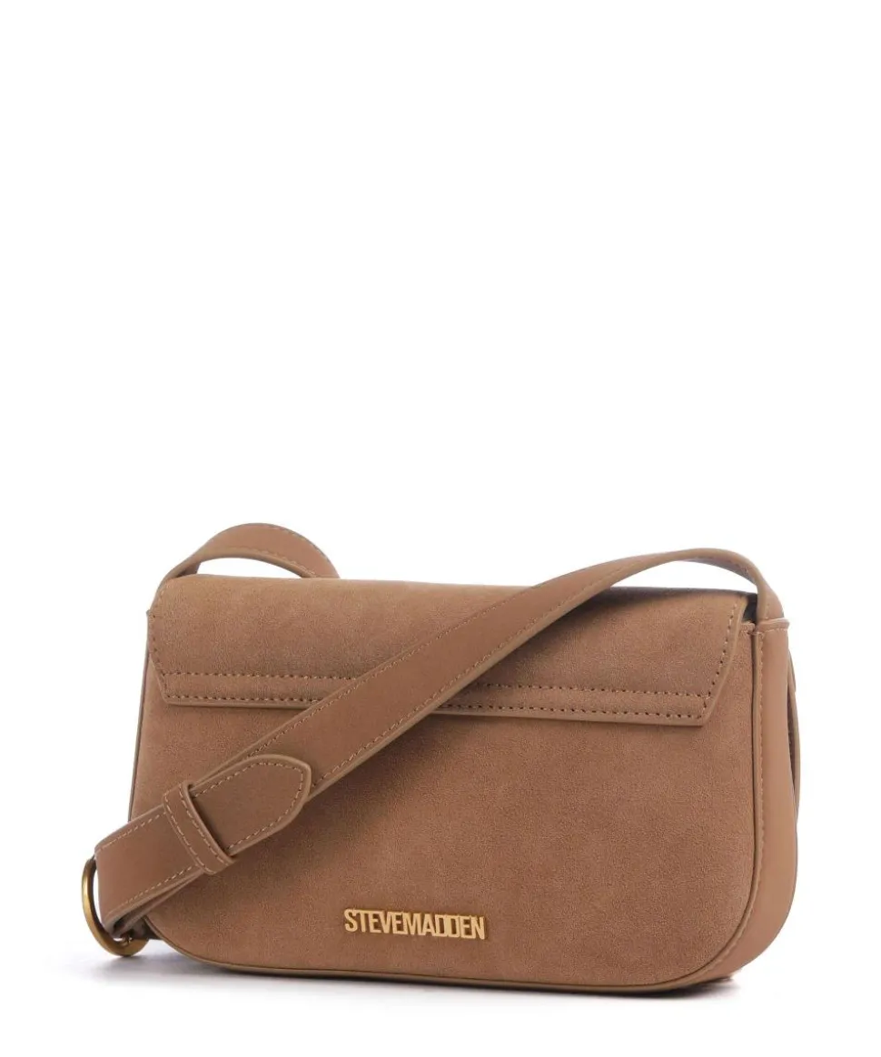 BKLARE Umhängetasche Wildleder tan