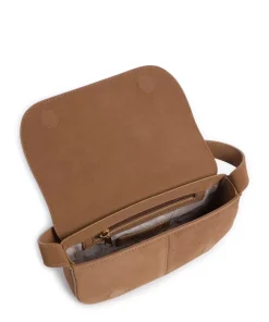 BKLARE Umhängetasche Wildleder tan