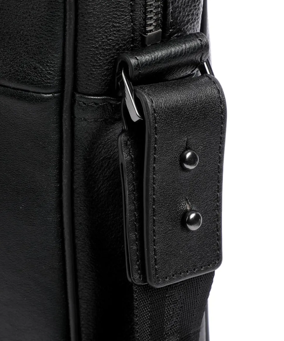 Black Square Aktentasche 15″ genarbtes Leder schwarz