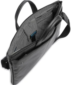 Black Square Aktentasche 15″ fein genarbtes Rindsleder schwarz