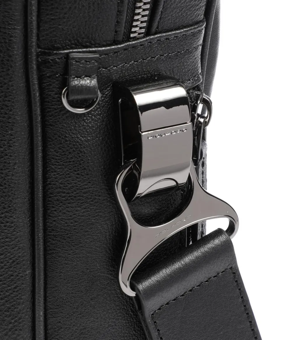 Black Square Aktentasche 15″ fein genarbtes Rindsleder schwarz