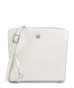 Black Tie Umhängetasche glattes Rindsleder creme