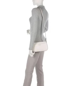 Bleecker Umhängetasche Saffiano-Rindsleder elfenbein