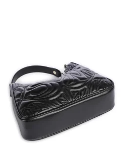 BLIMITED Schultertasche Lederimitat schwarz