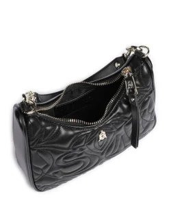 BLIMITED Schultertasche Lederimitat schwarz