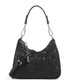 BLIMITED Schultertasche Lederimitat schwarz