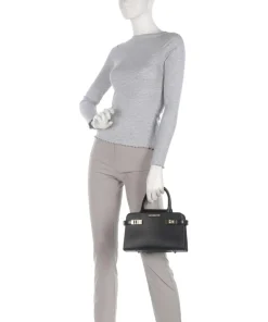 BLINDEN Handtasche Lederimitat schwarz