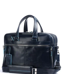Blue Square Aktentasche 16″ Leder dunkelblau