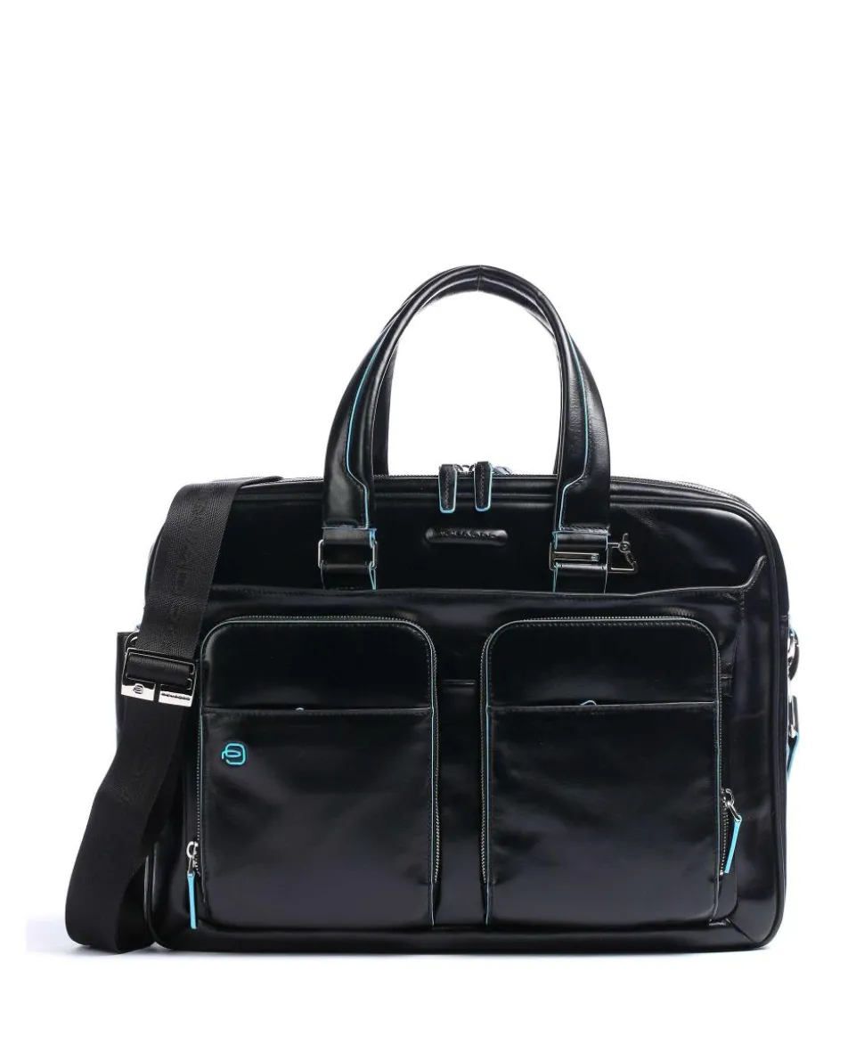 Blue Square Aktentasche 16″ Leder schwarz