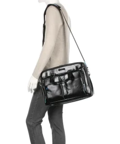 Blue Square Aktentasche 16″ Leder schwarz