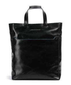 Blue Square Beuteltasche 13″ fein genarbtes Rindsleder schwarz