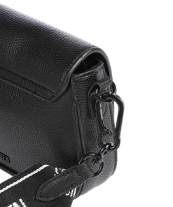 BMAE Umhängetasche Lederimitat schwarz