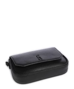 BMAE Umhängetasche Lederimitat schwarz