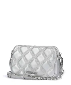 BMARVIS Umhängetasche Lederimitat silber