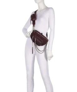 BMAXIMA Umhängetasche Polyurethane, Polyester brombeer