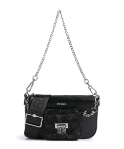 BNAIM-R Schultertasche Lederimitat schwarz