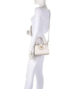 BOHAN Handtasche Lederimitat elfenbein