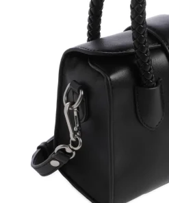 BOHAN Handtasche Lederimitat schwarz