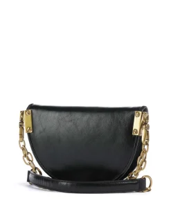 Bonnie Polished Umhängetasche Leder schwarz