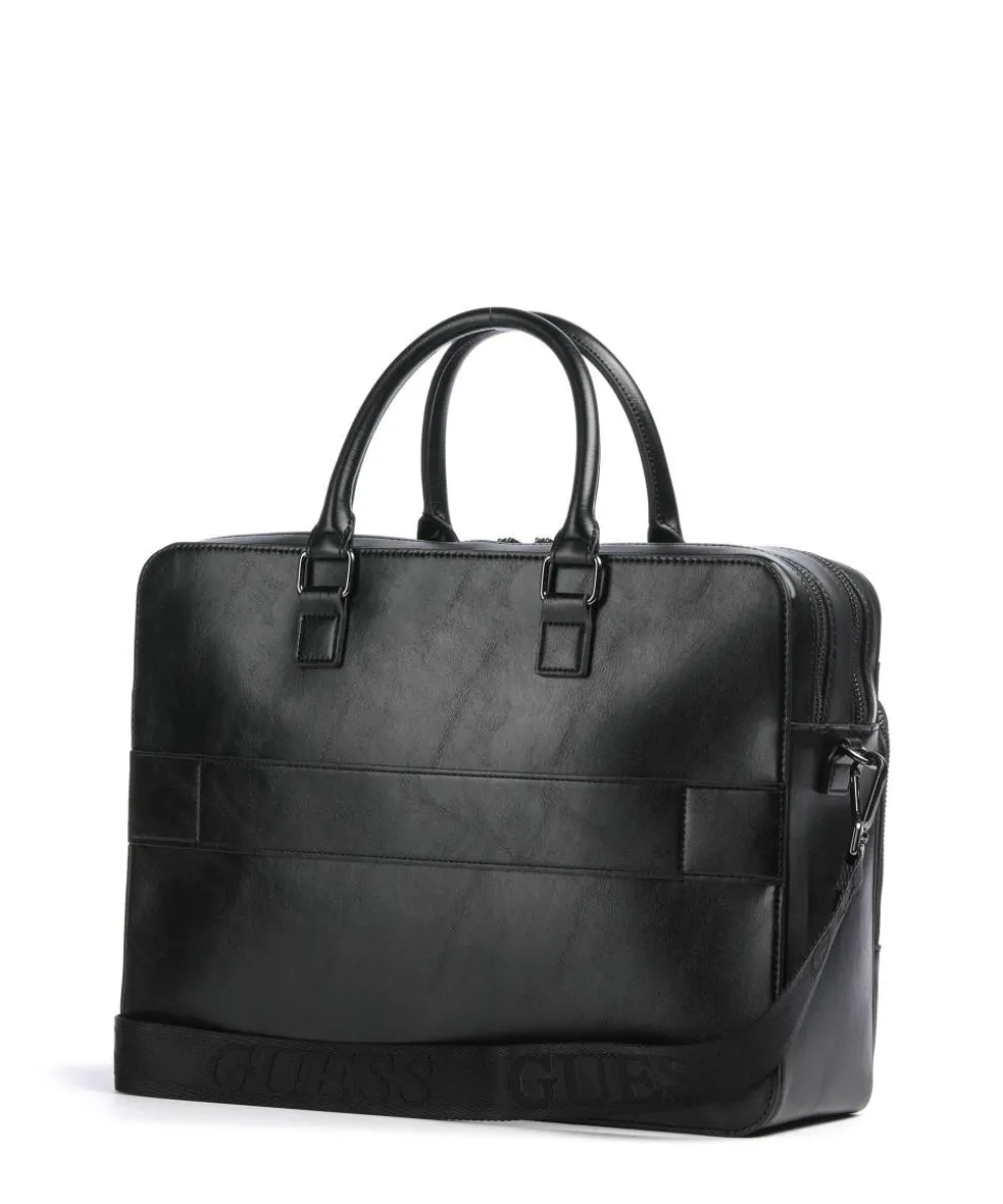 Boston Aktentasche 15″ Lederimitat schwarz