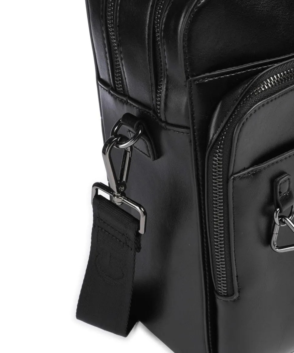 Boston Aktentasche 15″ Lederimitat schwarz