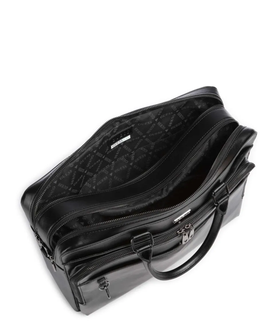 Boston Aktentasche 15″ Lederimitat schwarz