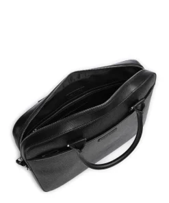 Bosun Aktentasche genarbtes Rindsleder schwarz