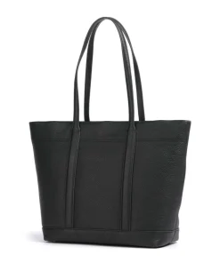 Bozen Zeta Shopper genarbtes Rindsleder schwarz