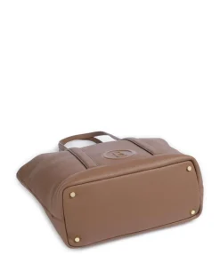 Bozen Zeta Shopper genarbtes Rindsleder cognac