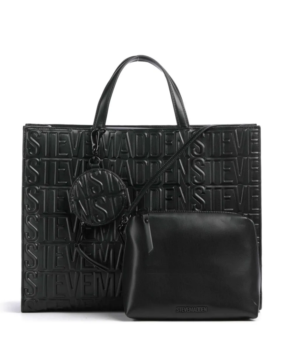 BPHANTOM Handtasche Lederimitat schwarz