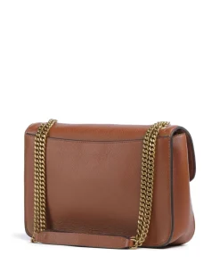 Bradley Medium Schultertasche genarbtes Rindsleder tan